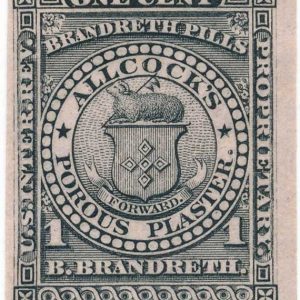 RS35c Brandreth Pills 1c Black VF, Pink Paper