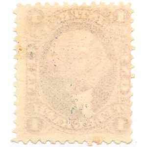 R4C 1 cent Telegraph first issue revenue stamp - Image 2