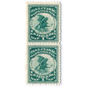 RO62d  James L. Clark VF pair