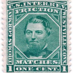 RO99c Thomas Gorman Match Stamp Pink Paper