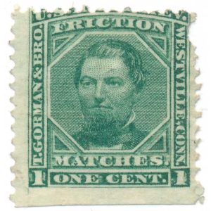 RO98a Thomas Gorman & Bro. Match Stamp