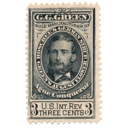 RS92d G. G. Green Medicine Stamp
