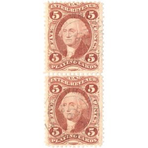 R28c First Issue Playing Cards vertical pair