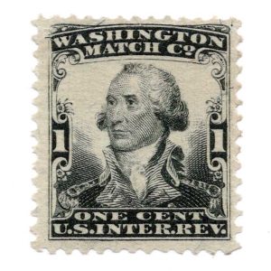 RO181b Washington Match Co. Revenue Stamp
