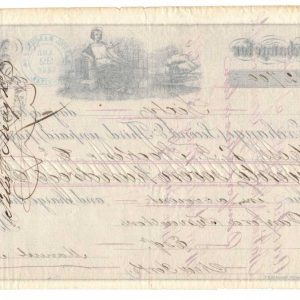 R23c, R77c on 1866 Incoming Foreign Bill of Exchange, Nuevitas, Cuba - Image 2