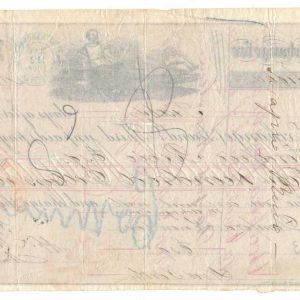 R63c on 1866 Incoming Foreign Bill of Exchange, Nuevitas, Cuba - Image 3