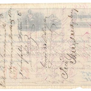 R63c on 1866 Incoming Foreign Bill of Exchange, Nuevitas, Cuba - Image 3