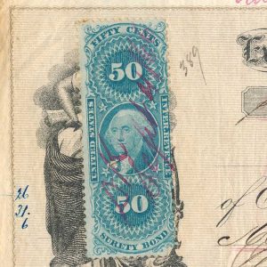 R63c on 1866 Incoming Foreign Bill of Exchange, Nuevitas, Cuba - Image 4