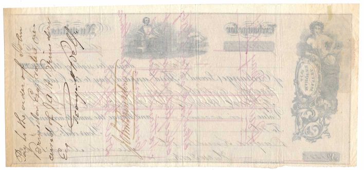 R24c, R65c on 1867 Incoming Foreign Bill of Exchange, Nuevitas, Cuba - Image 3