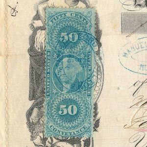 R54c on 1868 Incoming Foreign Bill of Exchange, Nuevitas, Cuba - Image 4