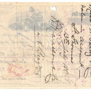 R24c, R64c on 1868 Incoming Foreign Bill of Exchange, Nuevitas, Cuba - Image 3