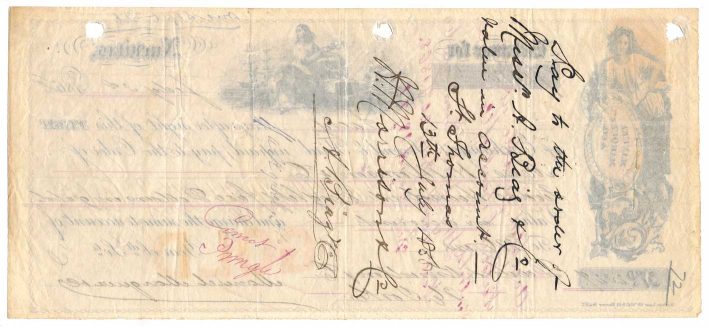 R24c, R64c on 1868 Incoming Foreign Bill of Exchange, Nuevitas, Cuba - Image 3