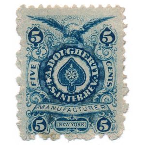RU5d A. Dougherty Playing Cards Stamp