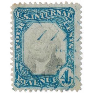 R106 4c Second Issue