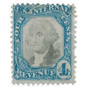 R106 4c Second Issue