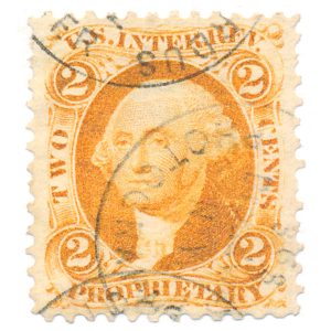 R14c 2 cent First issue, Proprietary