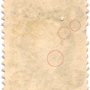 R20d 4 cent First issue, Inland Exchange, Silk Paper - Image 2