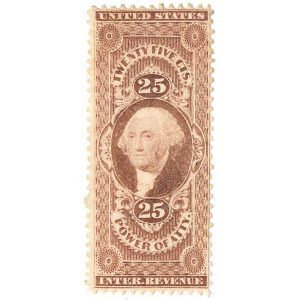 R48c First Issue Power of Attorney original gum