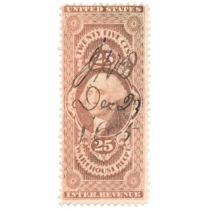 R50c First Issue Warehouse Receipt