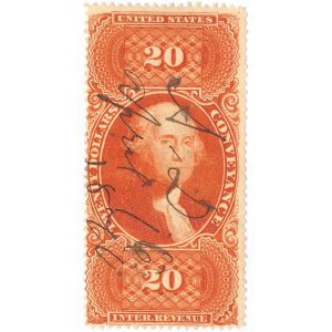 R98c $20 First Issue Conveyance
