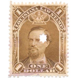 $1 1880 Louisiana Law Stamp