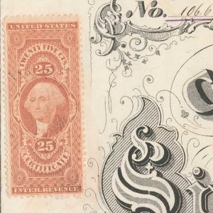R44c on 1870 Connecticut Mutual Life Insurance Policy, Nathan Cadwallader - Image 2