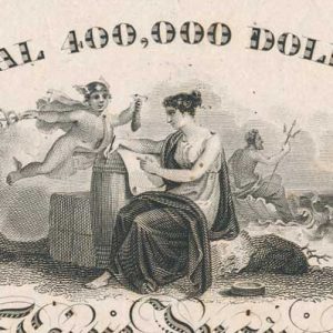 The Orange Fire Insurance Company Note, Proof on India, 1825 - Image 4