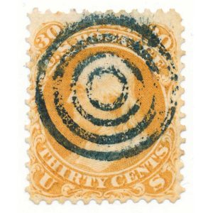 71 United States Benjamin Franklin 30c orange 1861
