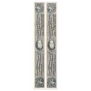 Hostetter's Celebrated Stomach Bitters Label Proof Pair