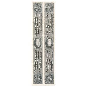Hostetter's Celebrated Stomach Bitters Label Proof Pair - Image 2