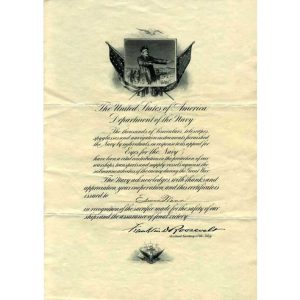 Vignette Proof for BEP Certificate, "Eyes for the Navy" - Image 5
