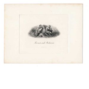 TF59 "Farmer and Mechanic" Vignette Proof, Bureau of Engraving and Printing - Image 2