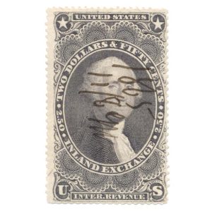 R84c First Issue Inland Exchange, Blackish Purple