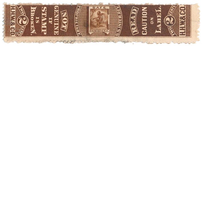 RS256d, Warner Safe Cure Medicine Stamp,  H. H. Warner