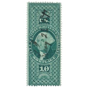 R95c First Issue Mortgage Revenue Stamp
