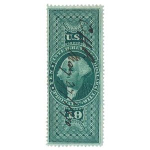 R96c First Issue Probate of Will Revenue Stamp
