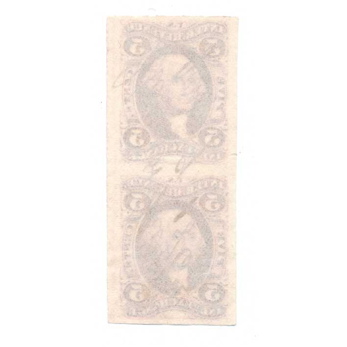 R27a 5 cent First issue, Inland Exchange, pair - Image 2
