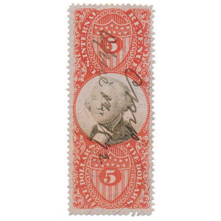 R148 $5 Third Issue Revenue Stamp