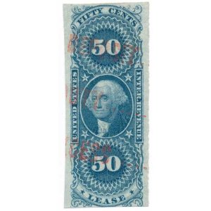 R57a First Issue Lease Imperforate