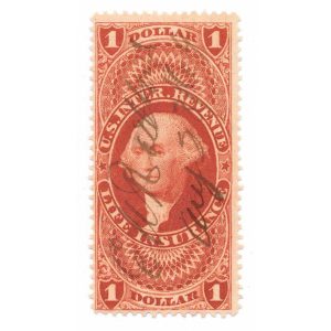 R71c Revenue Stamp Life Insurance