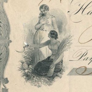 RN-H3 on Dauphin Deposit Bank Check ABNCo. 1868 - Image 2