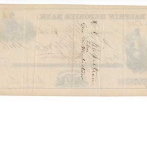 RN-H3 on Dauphin Deposit Bank Check ABNCo. 1868 - Image 5