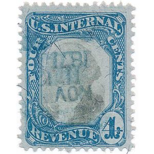 R106 4c Second Issue Revenue Stamp