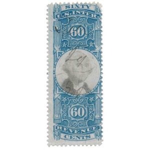 R116 60c Second Issue Revenue Stamp