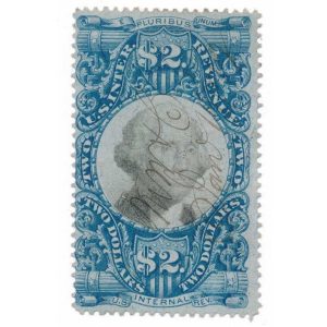 R123 $2 Second Issue Revenue Stamp
