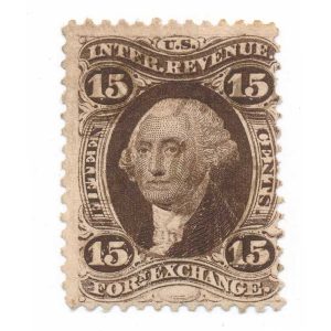 R39c 15 cent First issue, Foreign Exchange
