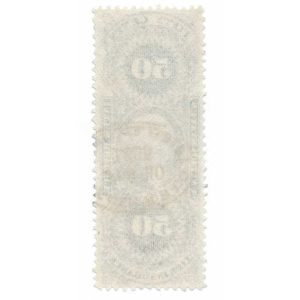 R58c First Issue Life Insurance, NY Central RR cancel - Image 2