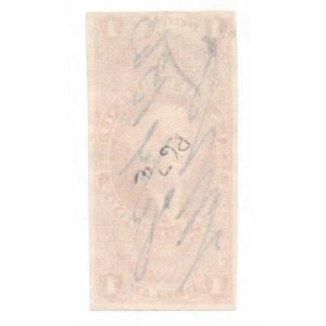 R67a $1.00 Entry of Goods Revenue Stamp - Image 2