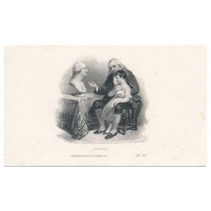 Die Proof Vignette, “The Example”, by Alfred Jones 1859