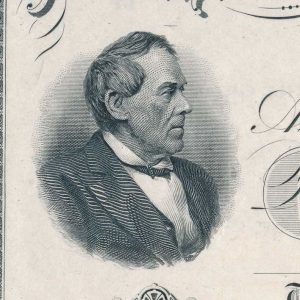 Merchants Bank of Atlanta, check proof on india, American Bank Note Co. 1883 - Image 2